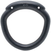 Black Olympus 3D printed 40mm chastity back ring with a hexlock system.