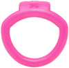 Pink Olympus 3D printed 36mm chastity back ring with a barrel lock system.