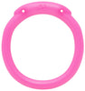 Pink Olympus 3D printed 52mm chastity back ring with a hexlock system.