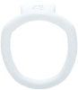 White Olympus 3D printed 48mm chastity back ring with a barrel lock system.