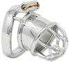 JTS S207 standard chastity device with a curved ring