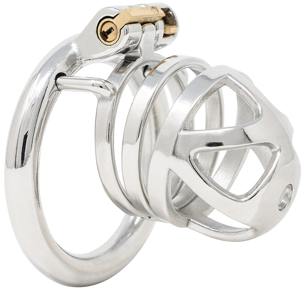 JTS S209 large chastity device with a circular ring