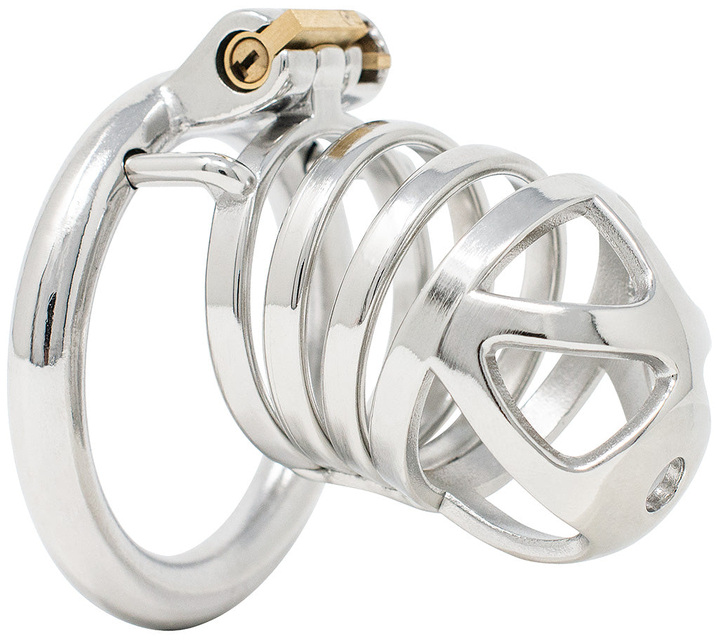 JTS S209 XL chastity device with a circular ring