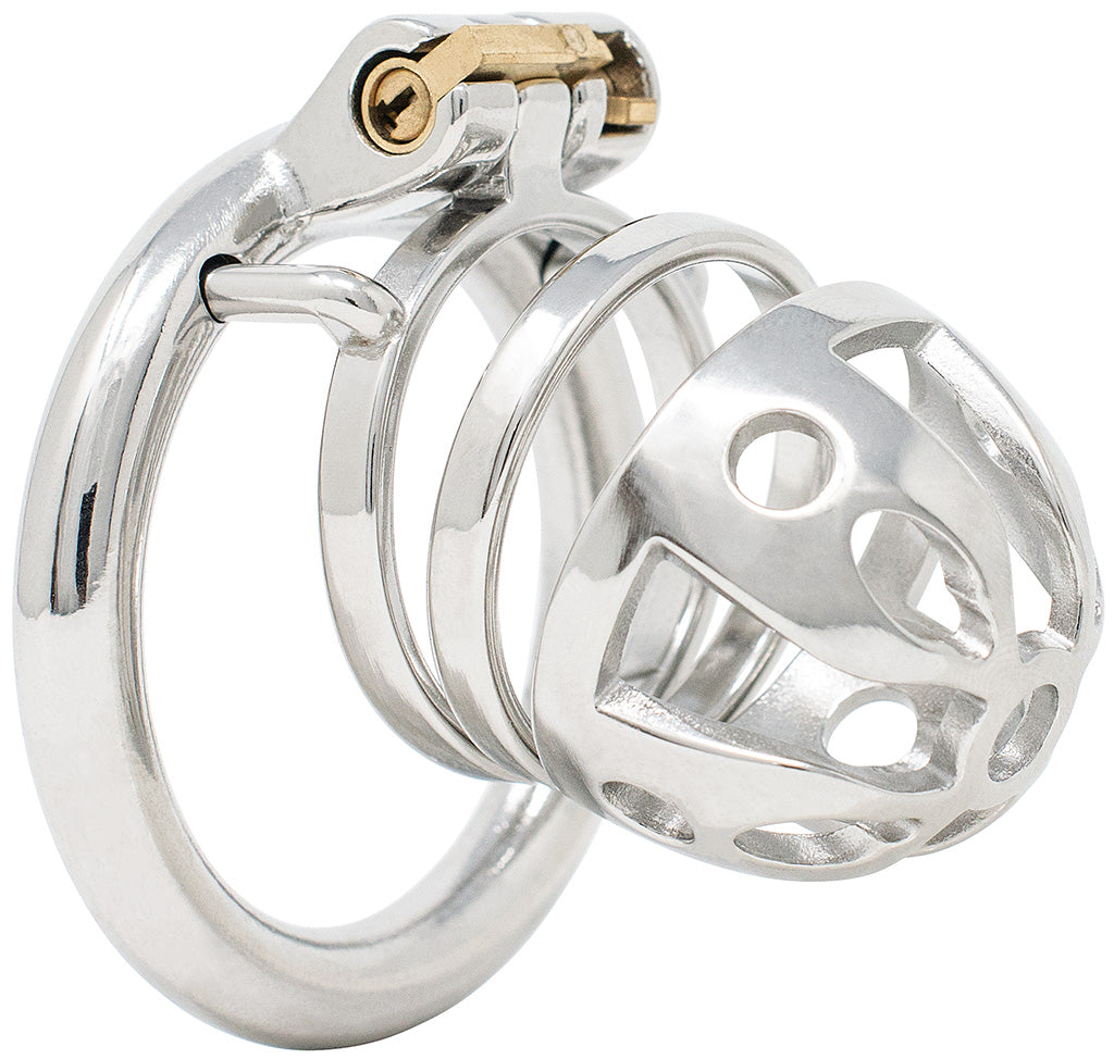 JTS S213 large chastity device with a circular ring